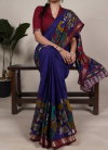 Viranshi By Ynf7048 Polyester Viscose With Kalamkari Print Saree Online Wholesale